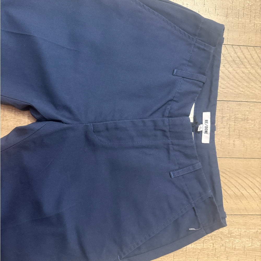Re/Done  Mid Rise Flared Trouser Women’s Size
25 Blue